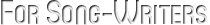 For Song Writers - are you looking to sell your music online? Then Songbay is for you!